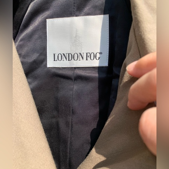 NWT vintage wool gabardine trench coat - Picture 4 of 16